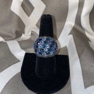 ParkLane Blue cluster ring